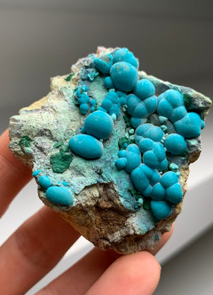 New ! Bubbly Blue Chrysocolla - L’etoile du Congo mine