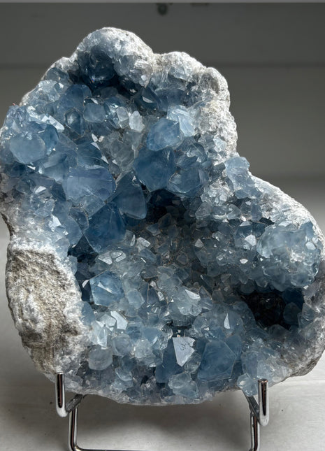 Sky Blue Celestite Geode