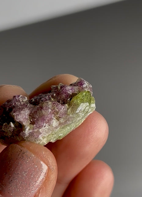 Vesuvianite from Jeffrey mine, Canada