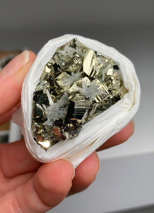 Very High Grade Pyrite with Quartz Lot - 28 Pieces !