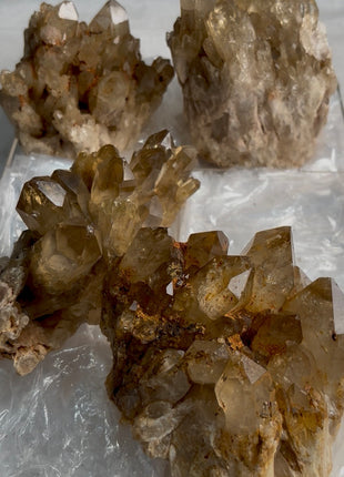 4 Pieces ! Kundalini Citrine Lot from Congo