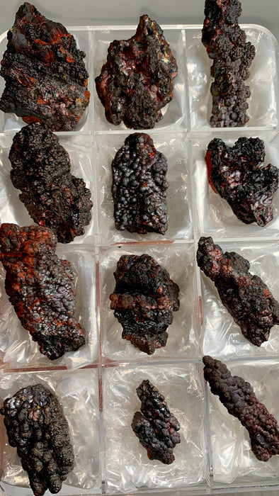 Rainbow Goethite Lot From Spain - 12 Pieces !