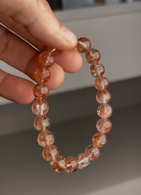 High Grade Fire Quartz Bracelet
