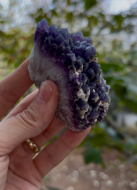 Wow ! Amethyst with Pyrite, Calcite