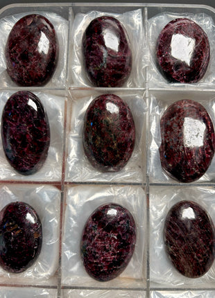 9 Piece Lot ! Garnet with Incredible Red Color