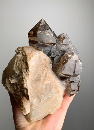 Stunning ! Elestial Smoky Quartz - From Namibia