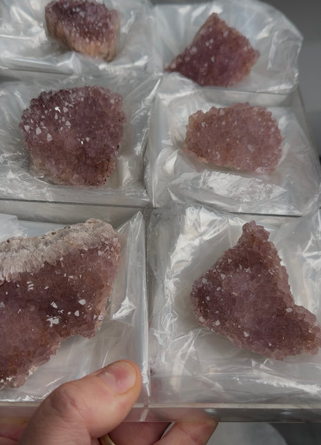6 Pieces ! Pink Amethyst Lot From Alacam Mine
