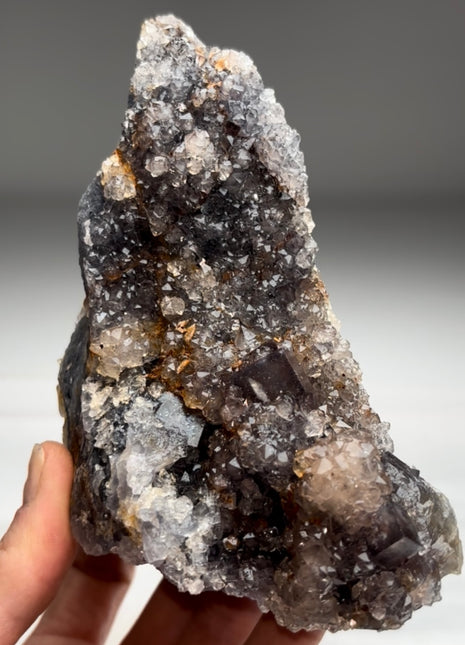 Blue Fluorite with Quartz
