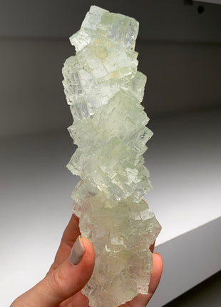 Stunning Green Halite Stalactite - From Lubin mine, Poland