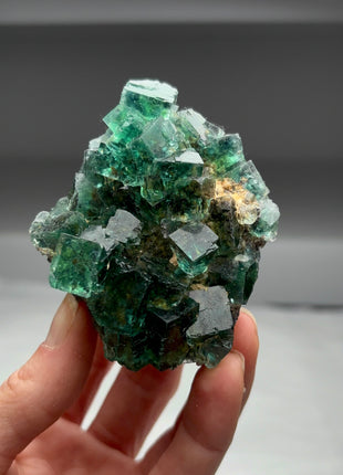 Rich Green Fluorite from Okorusu mine, Namibia