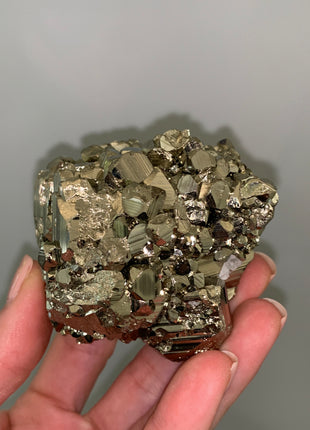 Very Lustrous Pyrite - From Huanzala, Peru