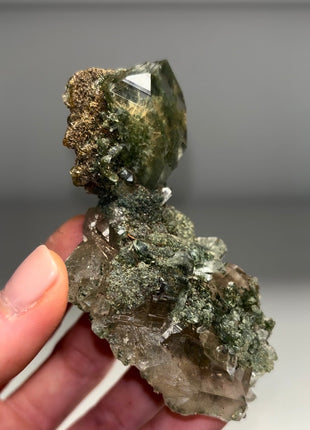 Rutile Green Chlorite Quartz - From Himachal Pradesh, Himalayas