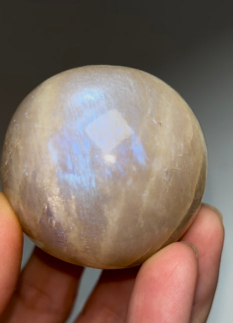 Flashy Rainbow Moonstone Sphere