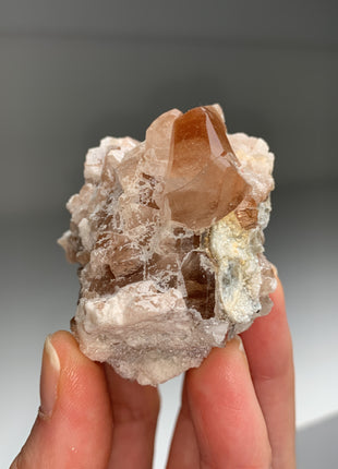 New Arrival ! Orange Topaz with Feldspar