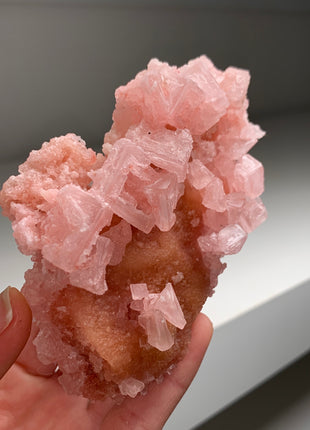 Pink Halite with Great Crystallization - from Searles Lake, California