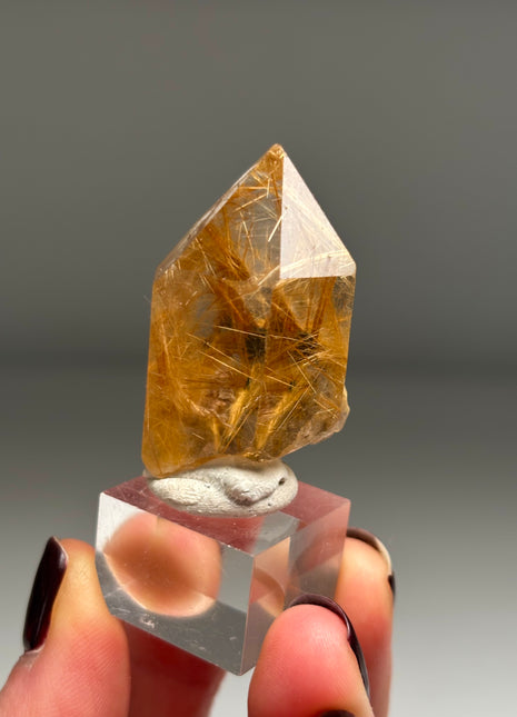 Quartz with Rutile Star Inclusion - from Novo Horizonte