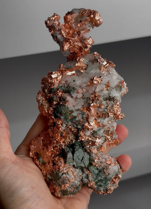Copper Ore with Quartz and Epidote - From Keweenaw Peninsula, Michigan PM1574
