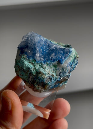 Blue Shattuckite Included Quartz