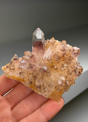 Sunset Hyaline Quartz with Great Phantoms # PM0199