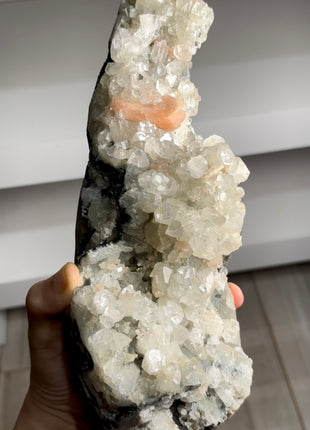 Stunning ! Apophyllite with Pink Stilbite PM0742