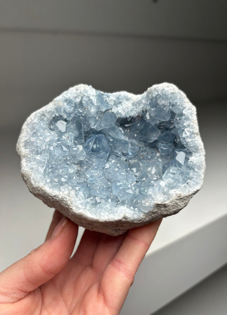 Sky Blue Celestite Geode