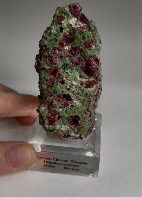 Pyrope Garnet with Chrome Diopside from Norway
