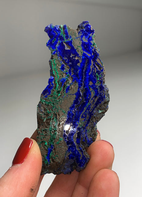 Rare and Amazing ! Blue Azurite from Siberia, Russia