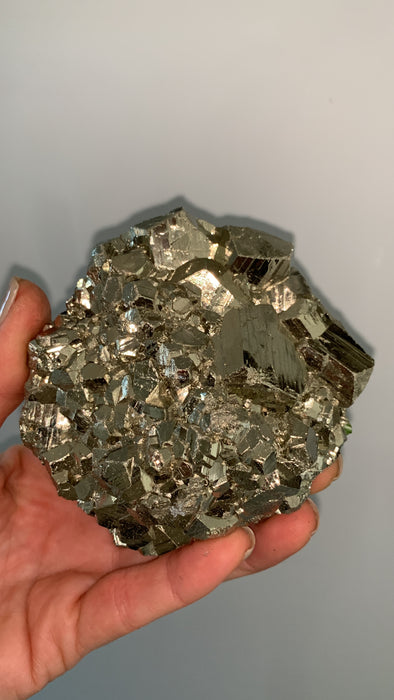 Very High Grade Pyrite from Huanzala, Peru