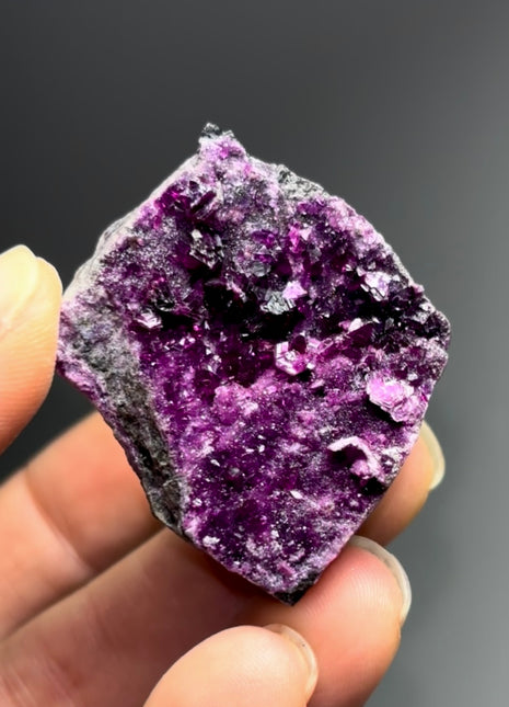 Purple Red Kammererite Specimen