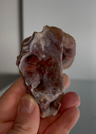Unusual ! Amethyst after Chalcedony Specimen PM1190