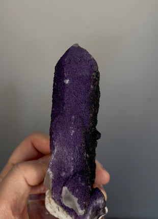 New ! Purple Fluorite Coated Quartz