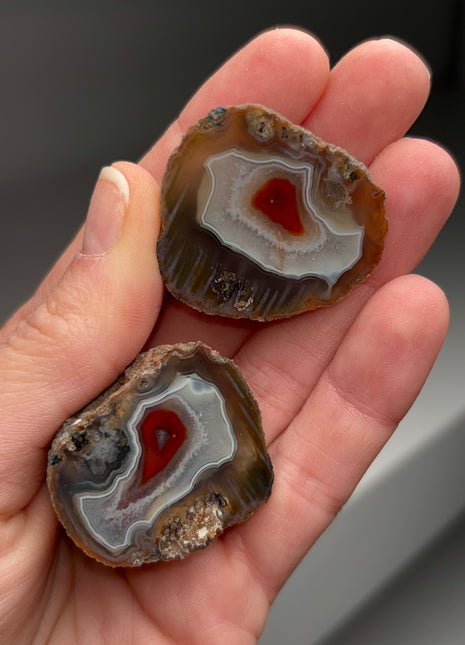 Gambiri Agate Pair - From Malawi