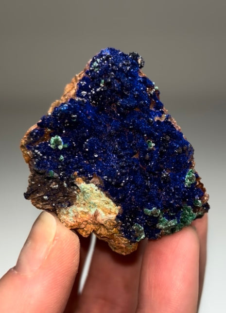 Sparkling Blue Azurite with Green Malachite