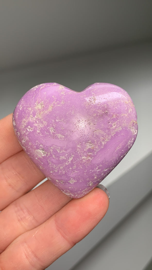 High Grade and Rare Phosphosiderite Heart - From Peru
