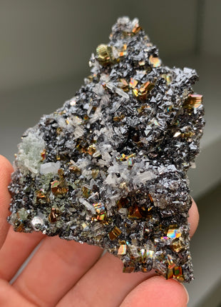 Very High Grade Pyrite, Sphalerite with Quartz