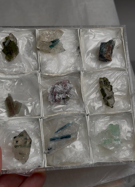 9 Pieces ! Mix Variety Color Tourmaline Lot