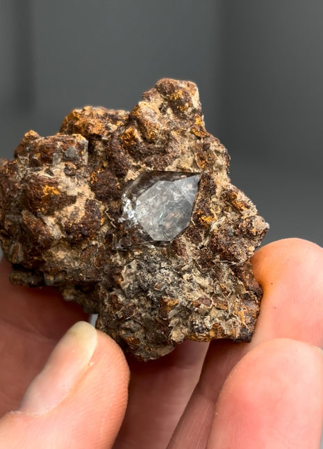 Gemmy Quartz on Matrix