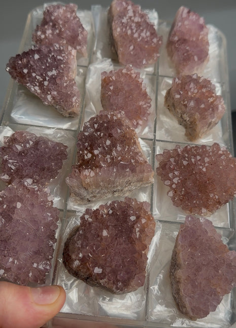 12 Pieces ! Pink Amethyst Lot From Alacam Mine