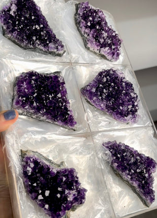6 Pieces ! High Grade Amethyst Lot from Uruguay