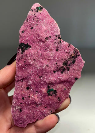 Pink Cobaltocalcite with Green Malachite