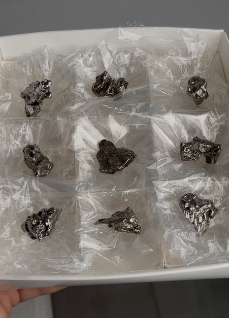 9 Pieces ! Campo del Cielo Meteorite Lot