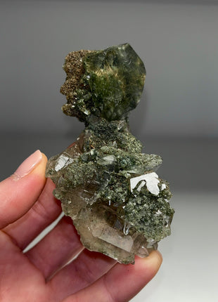 Rutile Green Chlorite Quartz - From Himachal Pradesh, Himalayas