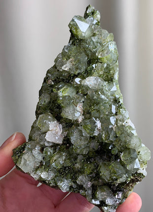 Forest Epidote with Quartz 🌲