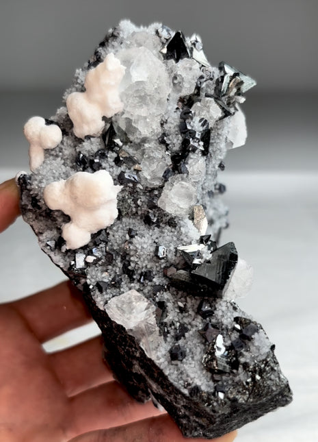 Tetrahedrite with Fluorite, Calcite, Quartz Collection # 624