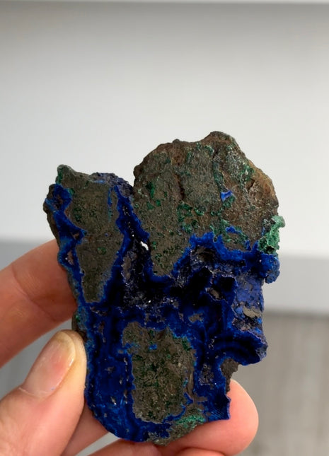 Amazing ! Blue Azurite from Siberia, Russia