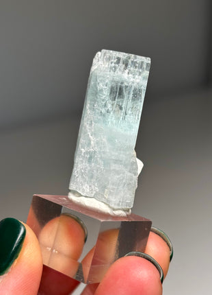 Blue Aquamarine with Muscovite