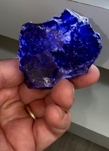 Blurple Fluorite from Muzquiz, Mexico