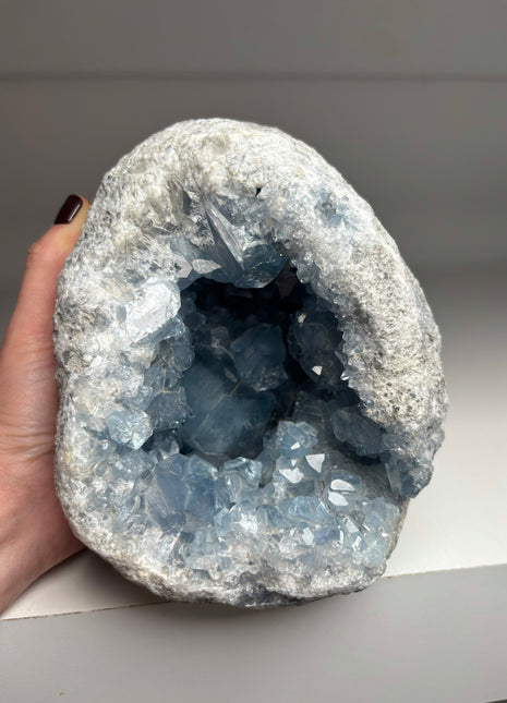 Blue Celestite Geode