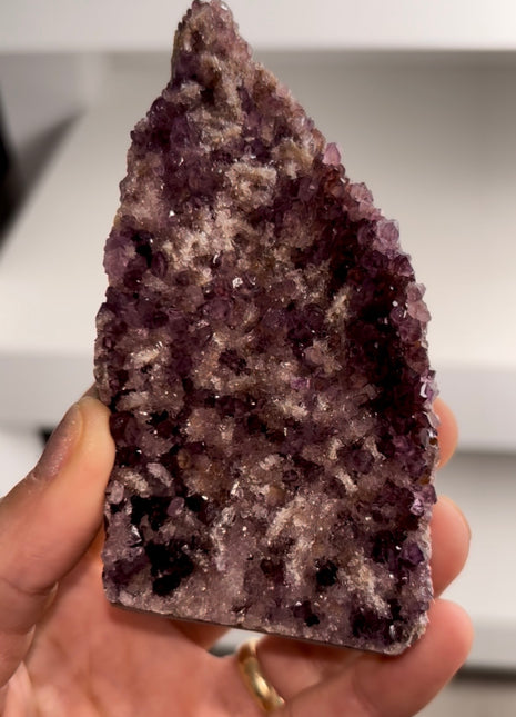 Amethyst with Pink Amethyst after Barite - From Alacam Mine