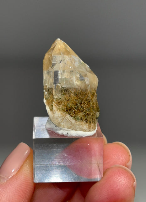 Rutile Green Chlorite Quartz - From Himachal Pradesh, Himalayas